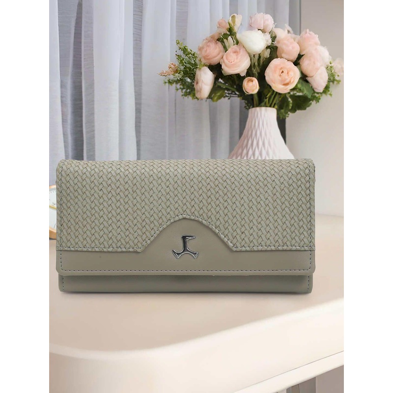 Mochi Women Woven Design Two Fold Wallet
