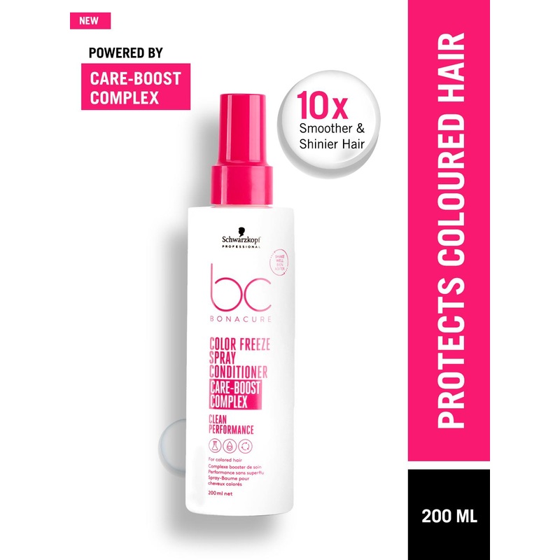 Schwarzkopf PROFESSIONAL Bonacure Color Freeze pH 4.5 Leave-in Spray Conditioner – 200ml