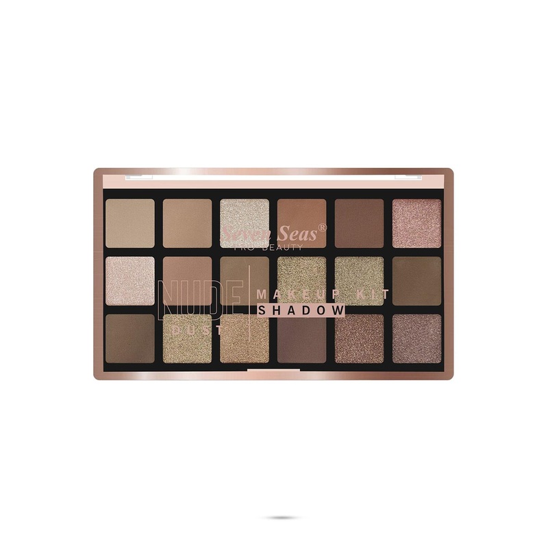 Seven Seas Pro Beauty Long Lasting Eyeshadow Palette-48g- Nude Dust  01
