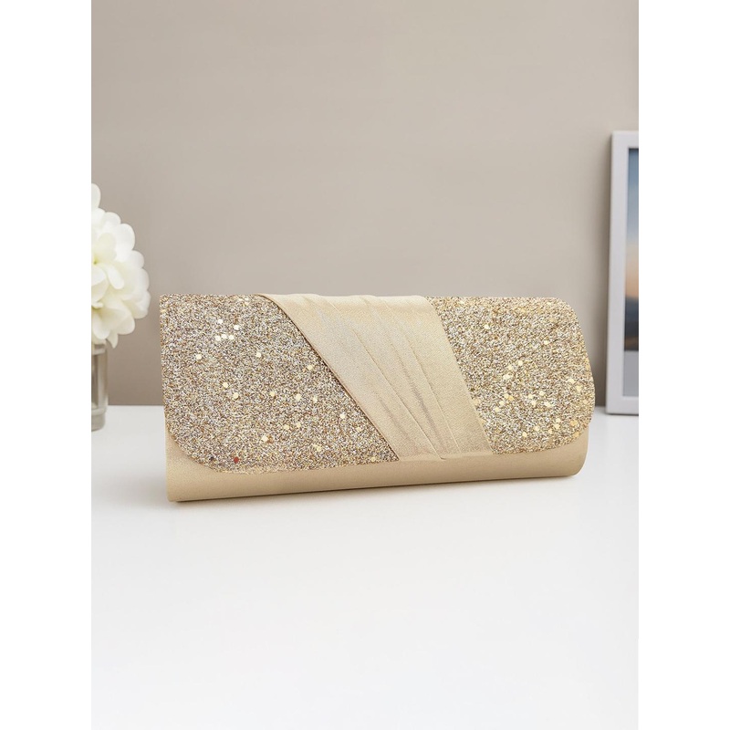 Vritraz Embellished Envelope Clutch