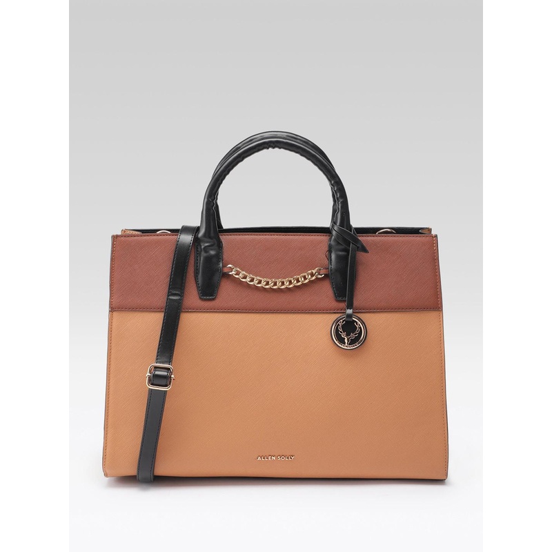Allen Solly Colourblocked Laptop Handheld Bag – 14 inch