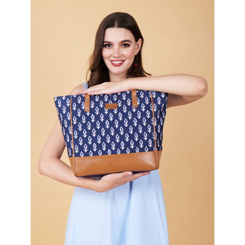Anouk Ethnic Motifs Printed College Tote Bag