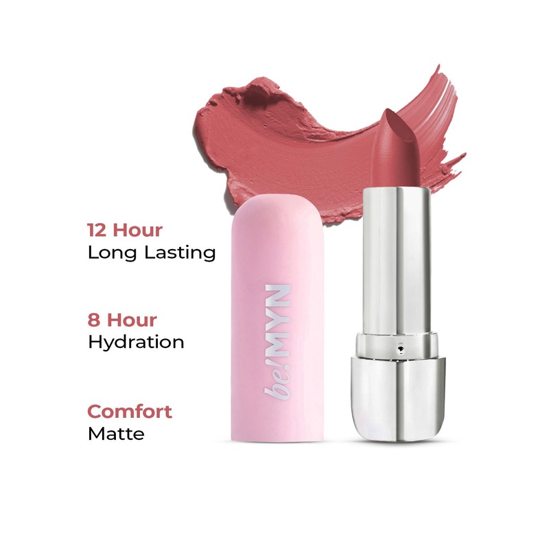 Be!Myn PillowCrush 12 Hrs Long Lasting Matte Lipstick 4g – Nude Nonsense BL01