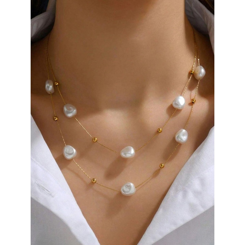 Designs & You Gold-Plated Layered Necklace