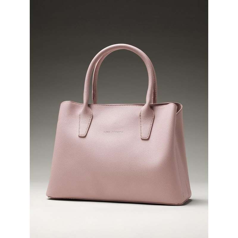 Lino Perros Pink Solid Handheld Bag