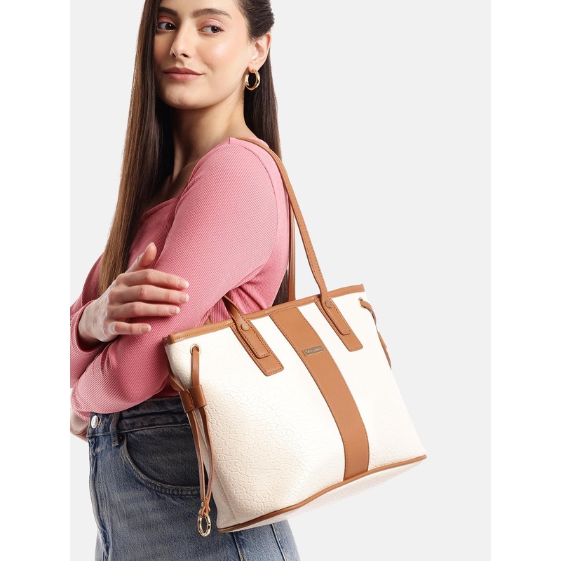Mast & Harbour Textured Structured Shoulder Bag