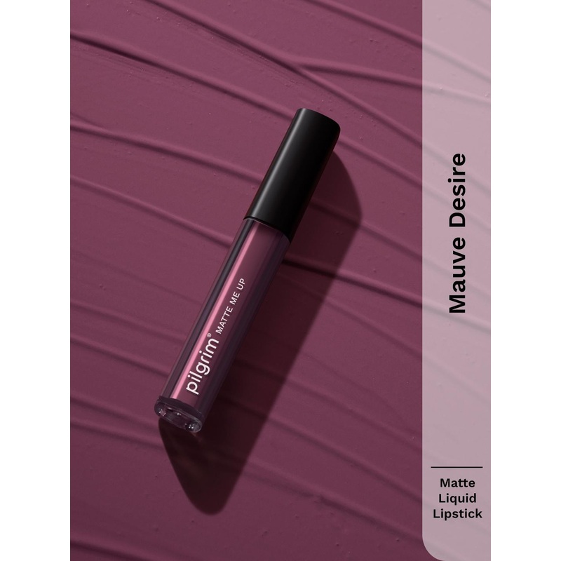 Pilgrim Matte Me Up Long Lasting Liquid Matte Lipstick – 9g – Mauve Desire 06