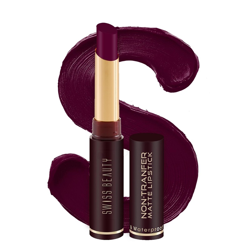 SWISS BEAUTY Non-Transfer Matte Lipstick – Dynamite Berry 20