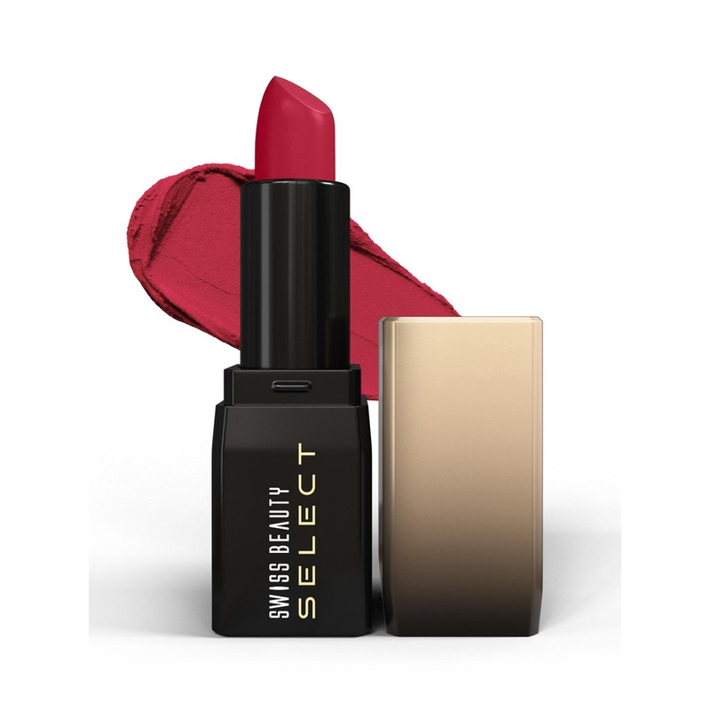 SWISS BEAUTY Select Dare To Matte Lipstick 3.8g – Racing Red 10