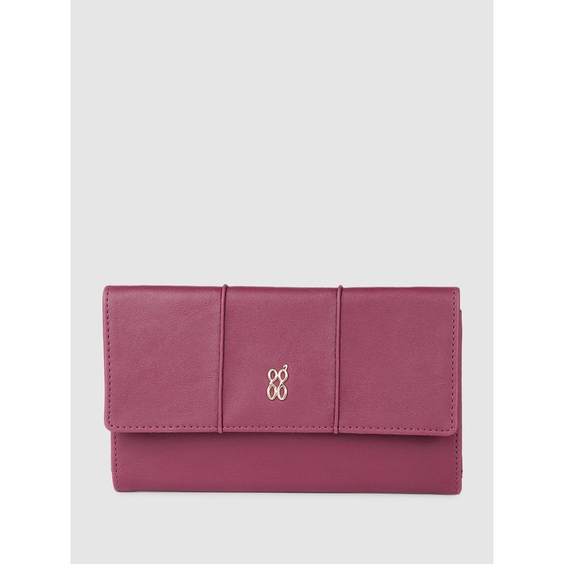 Baggit Women Solid Three Fold Wallet