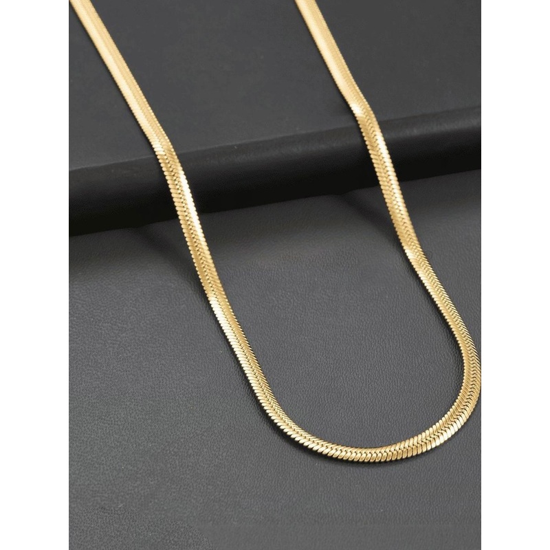 BRANTASHOP Gold-Plated Stainless Steel Necklace
