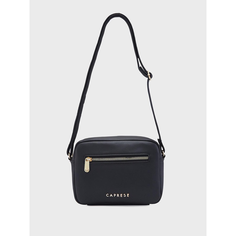 Caprese Kasa Women Black Small Sling Bag