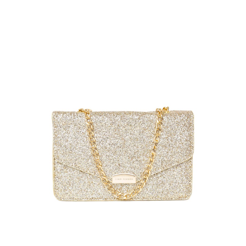Lino Perros Gold-Toned Shimmery Sling Bag