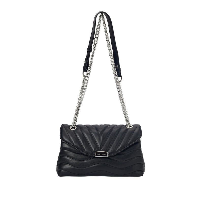 Lino Perros Quilted Structured Shoulder Bag