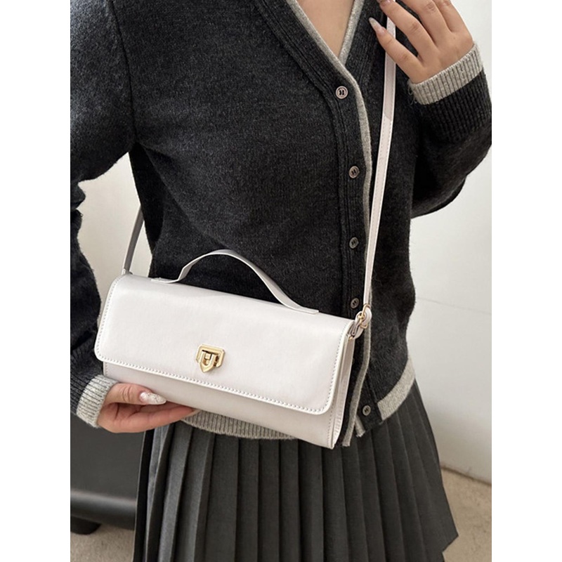 LULU & SKY PU Structured Sling Bag