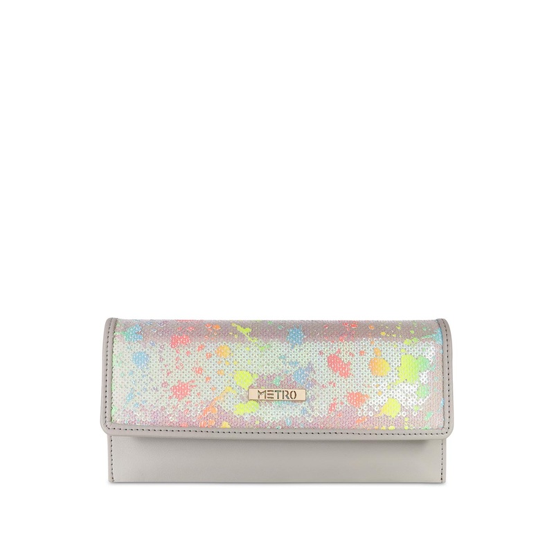 Metro Women Embellished Abstract Printed Envelope