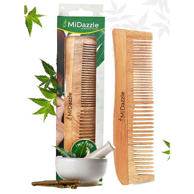 Midazzle Kacchi Neem Wooden Comb – MINC2104
