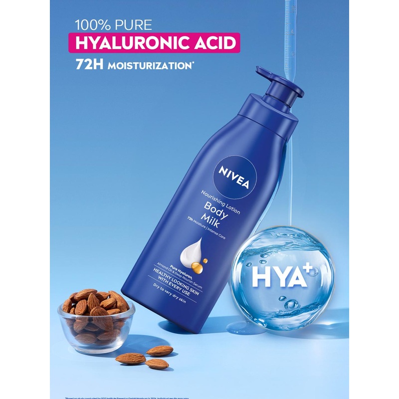 Nivea Nourishing Body Milk for Very Dry Skin with Almond Oil and Vitamin E 400 ml