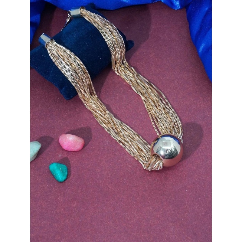 Sangria Artificial Beads Beaded Necklace