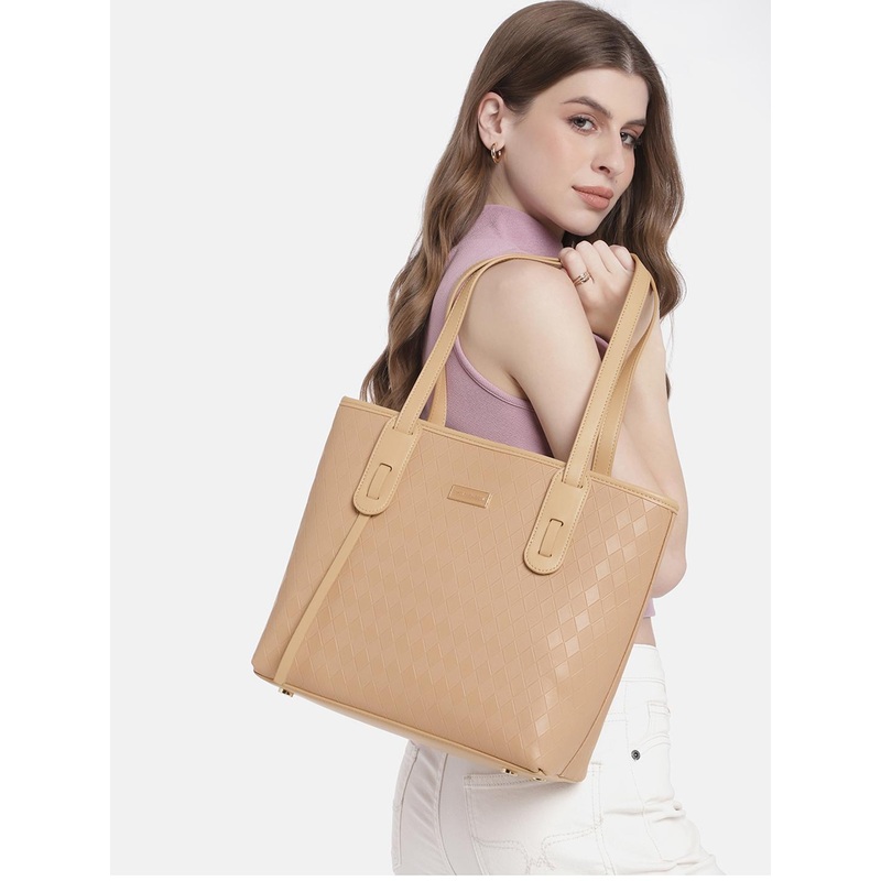 Van Heusen Geometric Self-Design Shoulder Bag