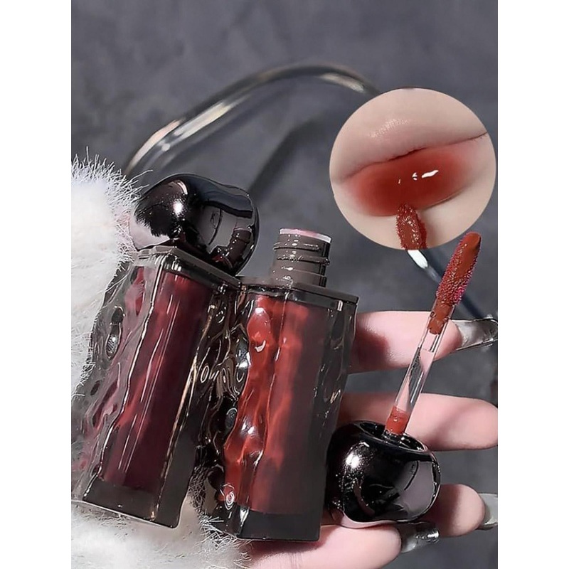 VBA Watery Mirror Lip Glaze Moisturizing Long Lasting Lipstick – 10 ml Mountain Peach