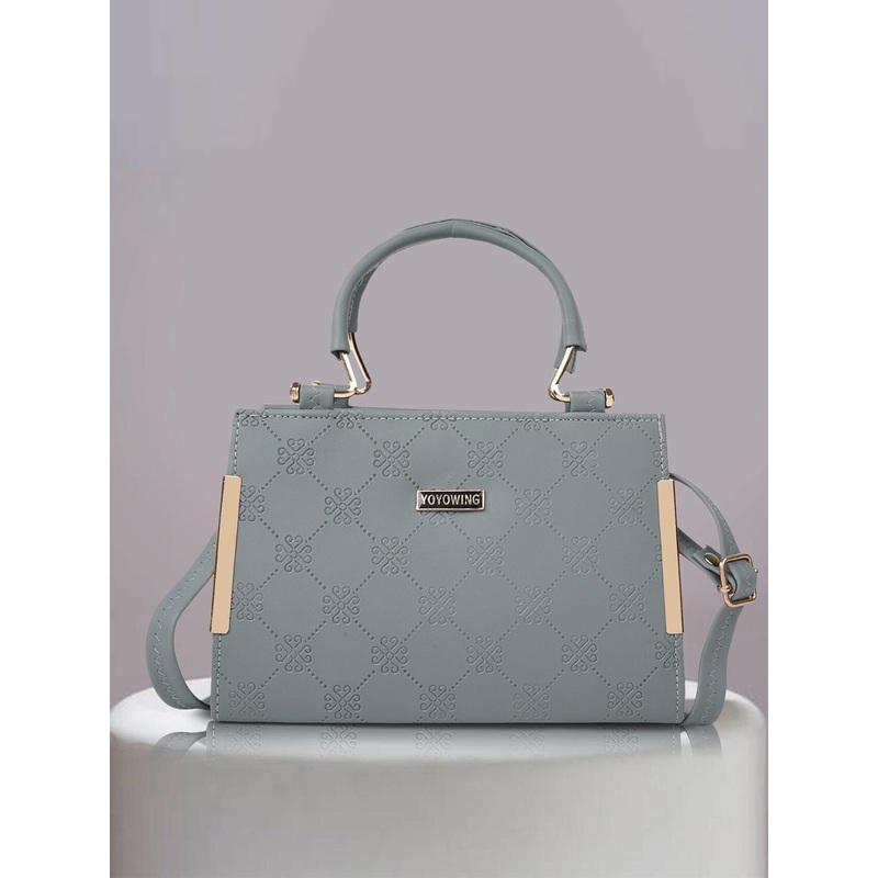 YOYOWING Textured Handheld Bag with Quilted