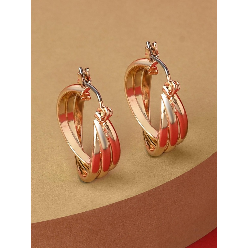 Accessorize London Women Harvest Twisted Hoop Earrings