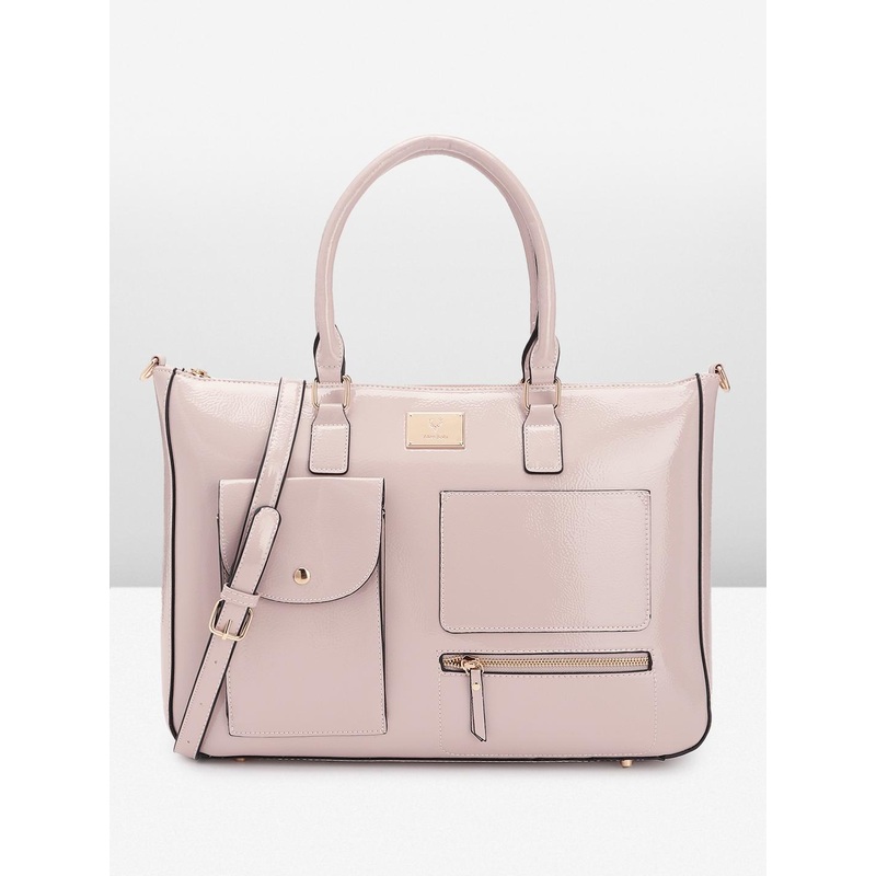 Allen Solly Textured Laptop Handheld Bag