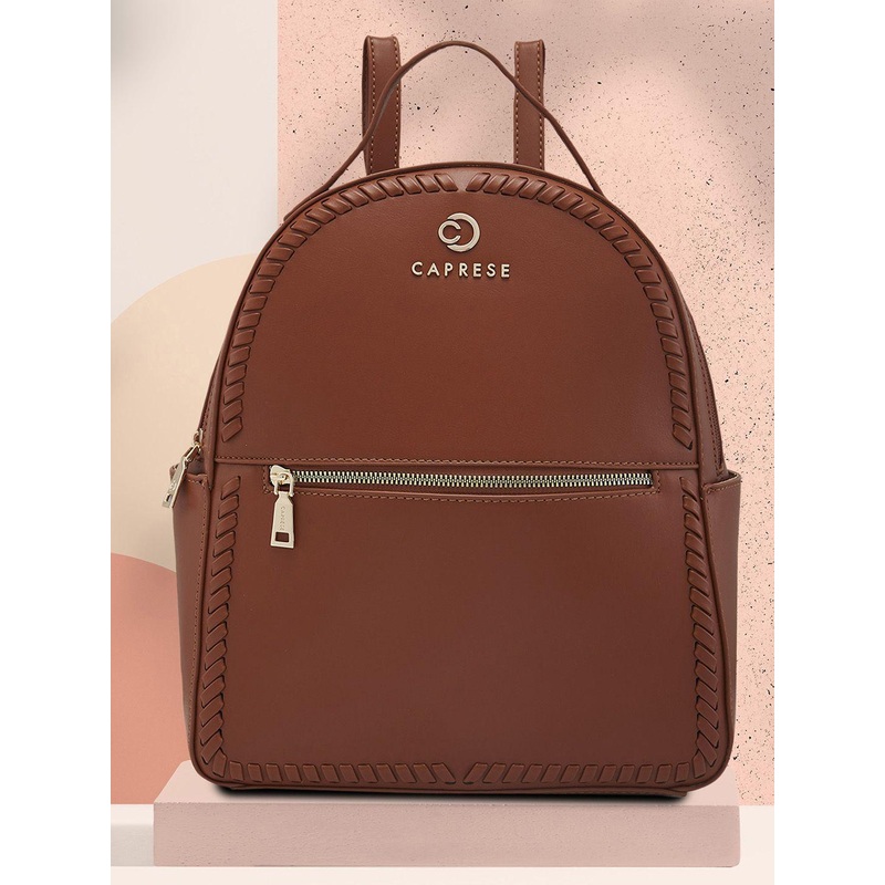 Caprese Ramani Women Brown Small Backpack