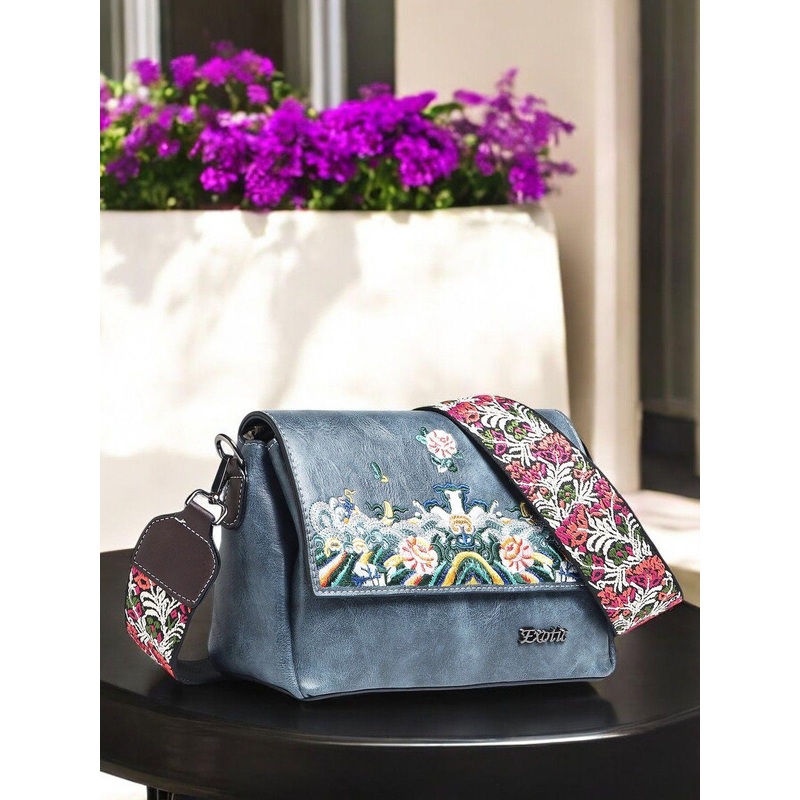 Exotic Floral Shopper Sling Bag