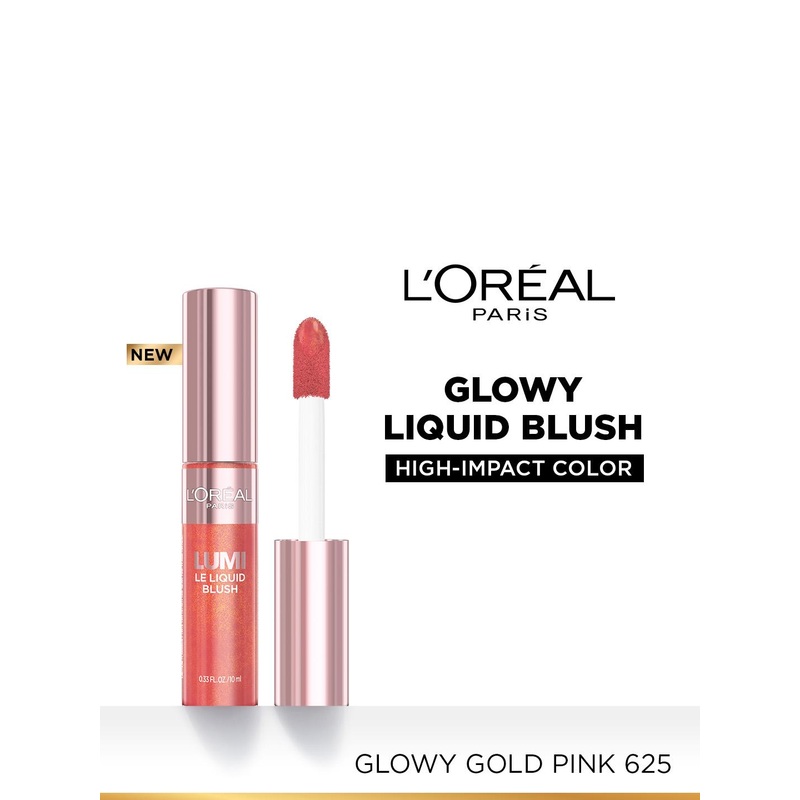 LOreal Lumi Le Liquid Radiant & Glowy Finish Blush 10g – Gold Pink 625