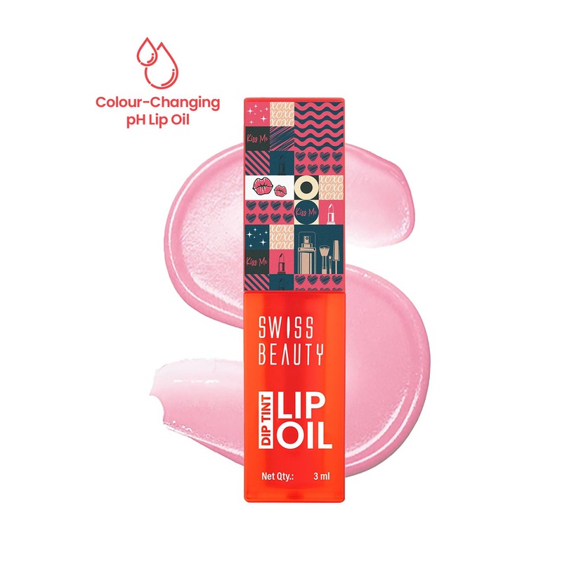 SWISS BEAUTY Dip Tint Lip Oil 3 ml – Strawberry