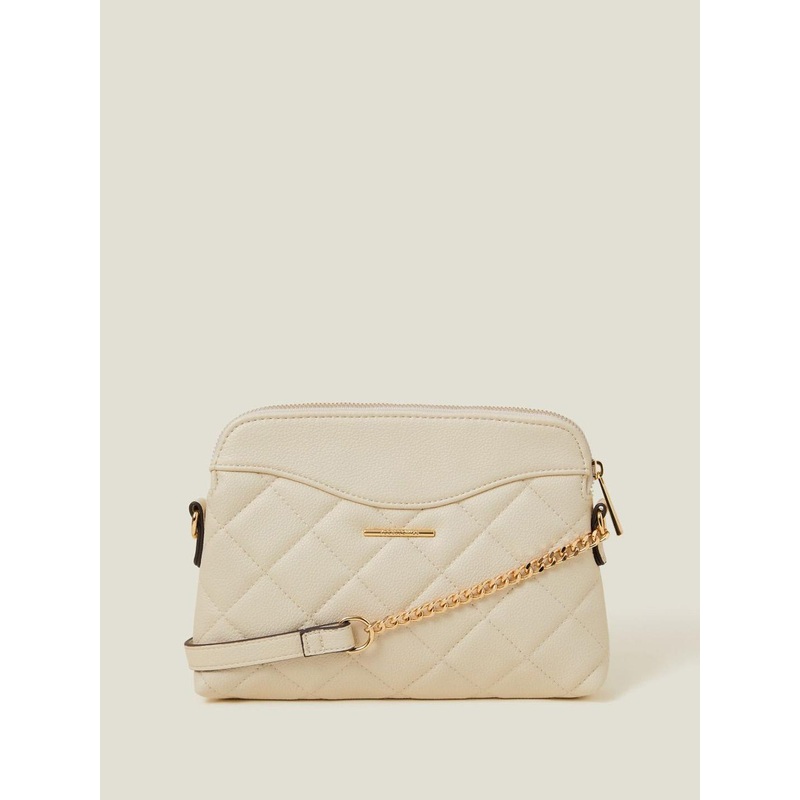 Accessorize Women Quilted Faux Leather Sling Bag