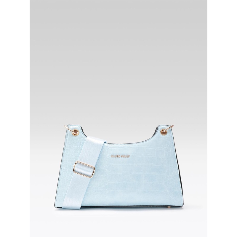 Allen Solly Croc-Textured Structured Sling Bag