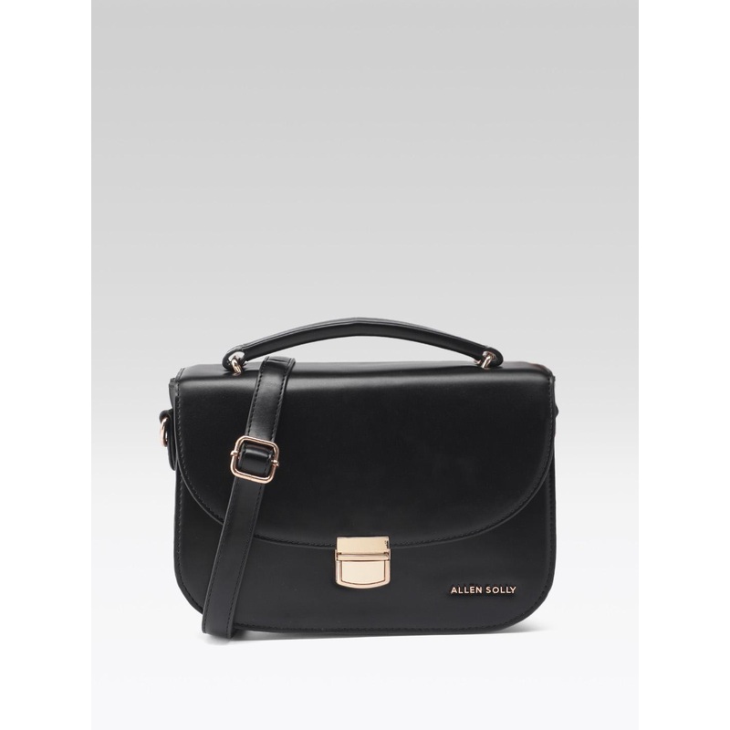 Allen Solly Solid Structured Satchel