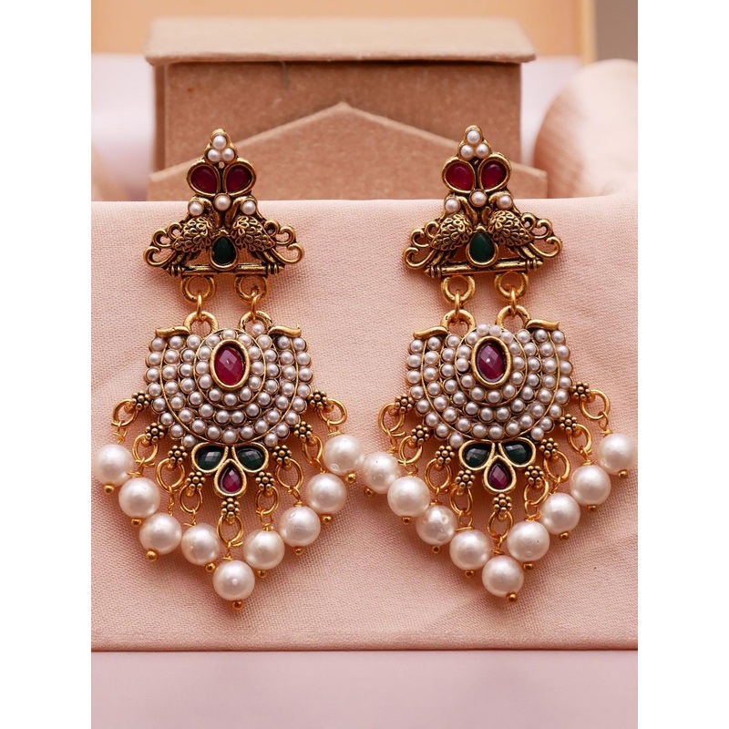 ANTICO Circular Jhumkas Earrings