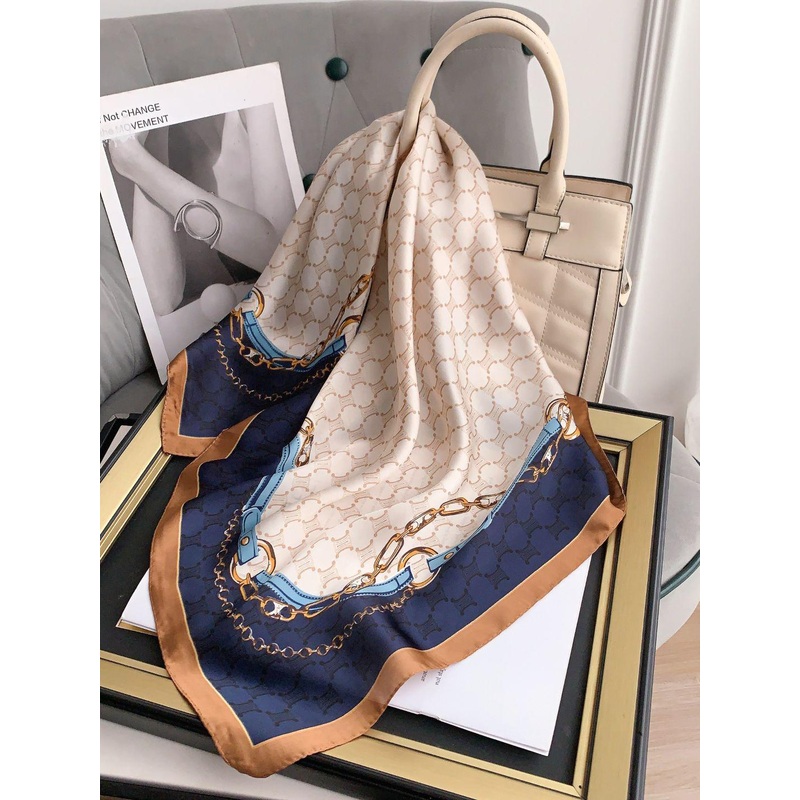 CrossKulture Women Printed Poly Silken  Scarf