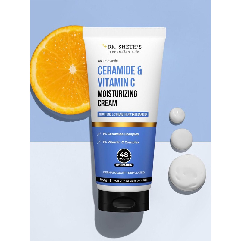 DR. SHETHS Ceramide & Vitamin C Moisturizing Cream- 100 g