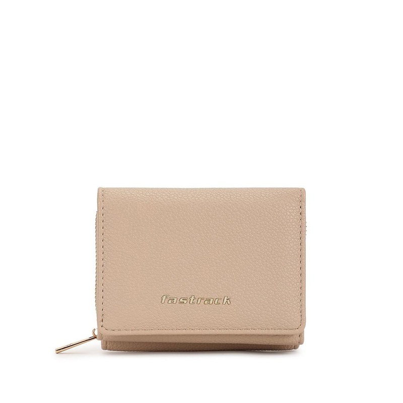 Fastrack Women Textured PU Zip Around Wallet