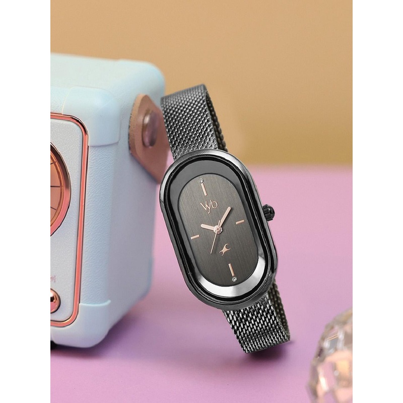 Fastrack Women Vyb 6.0 Mirage  Dial & Straps Analogue Running Watch FV60095QM01