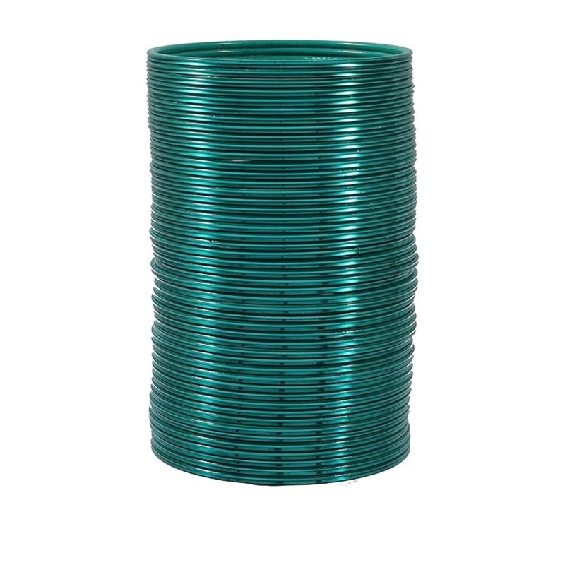 Guddan Set of 48 Radium Glossy Metal Bangles