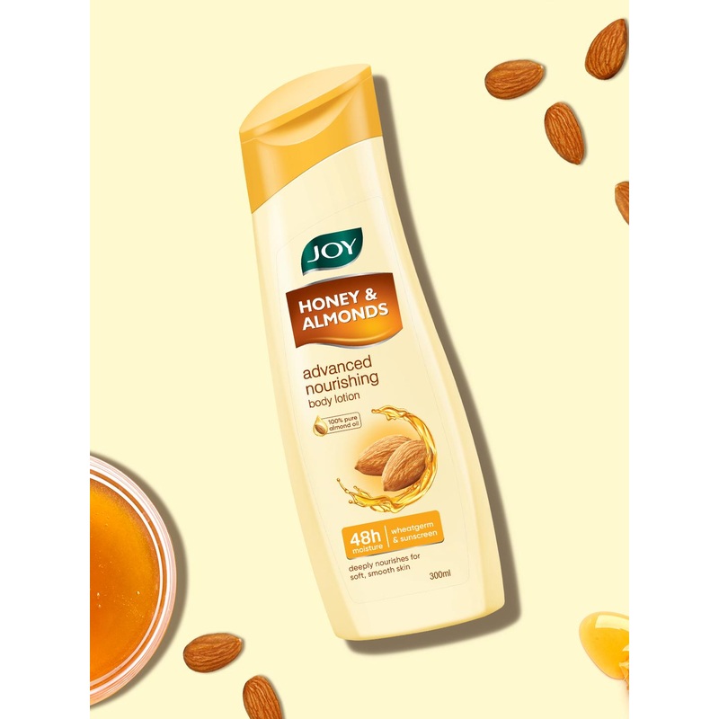 JOY Honey & Almonds Advanced Nourishing Body Lotion For Summer – 300ml