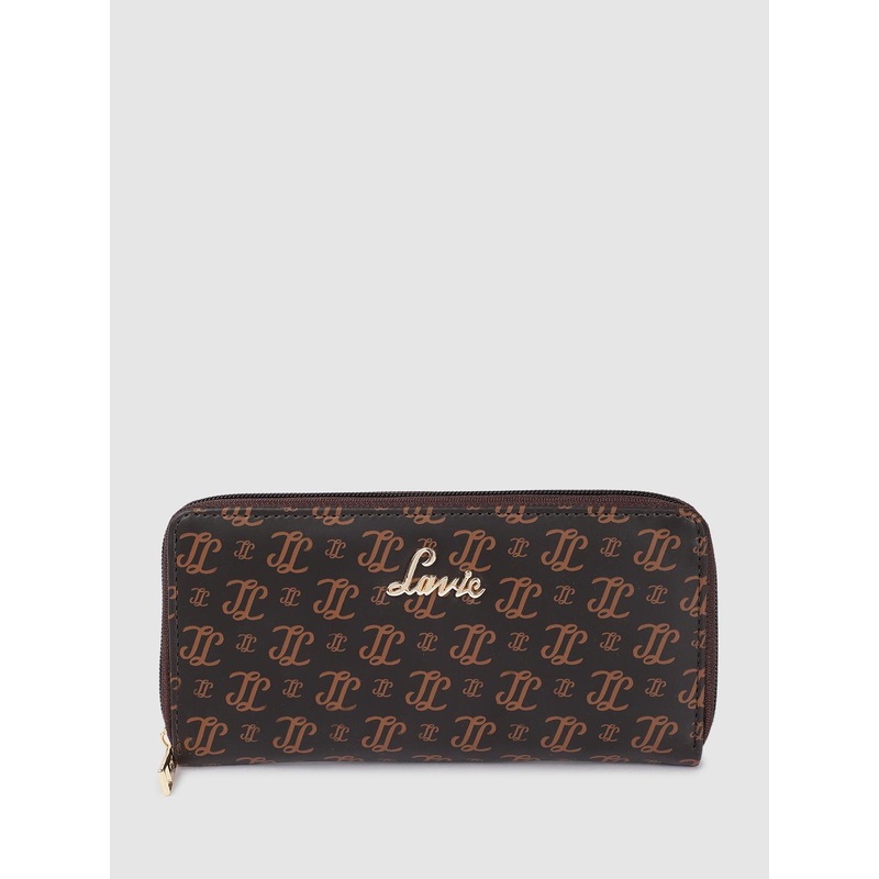 Lavie Women Brand Logo Printed Sacy Zip Around Wallet