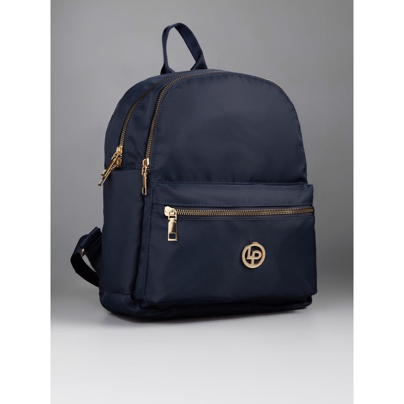 Lino Perros Women Navy Blue Backpack with 11 Inch Tablet Sleeve