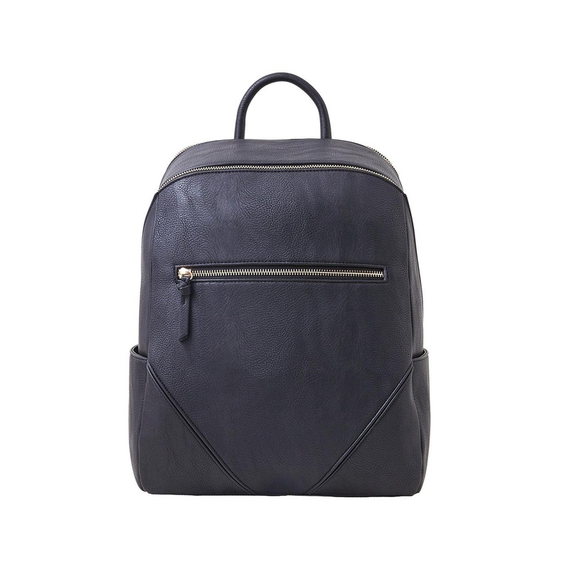 Accessorize Synthetic Leather Backpack Up to 13 inch