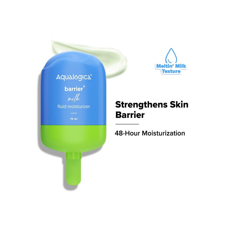 Aqualogica Barrier+ Milk Fluid Moisturizer with Avocado & Ceramides – 70 ml