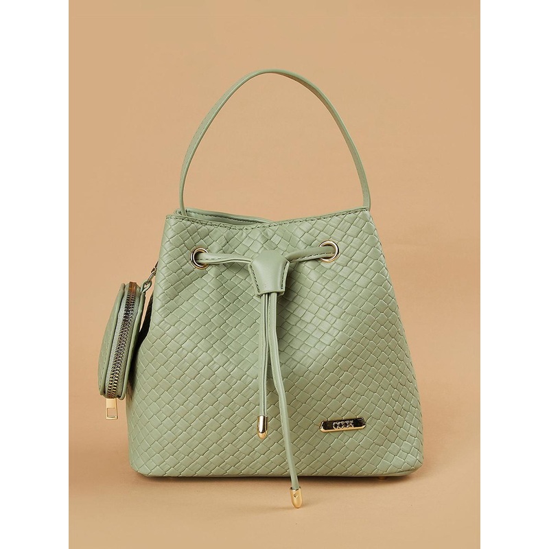 CODE by Lifestyle PU Bucket Quilted Shoulder bag