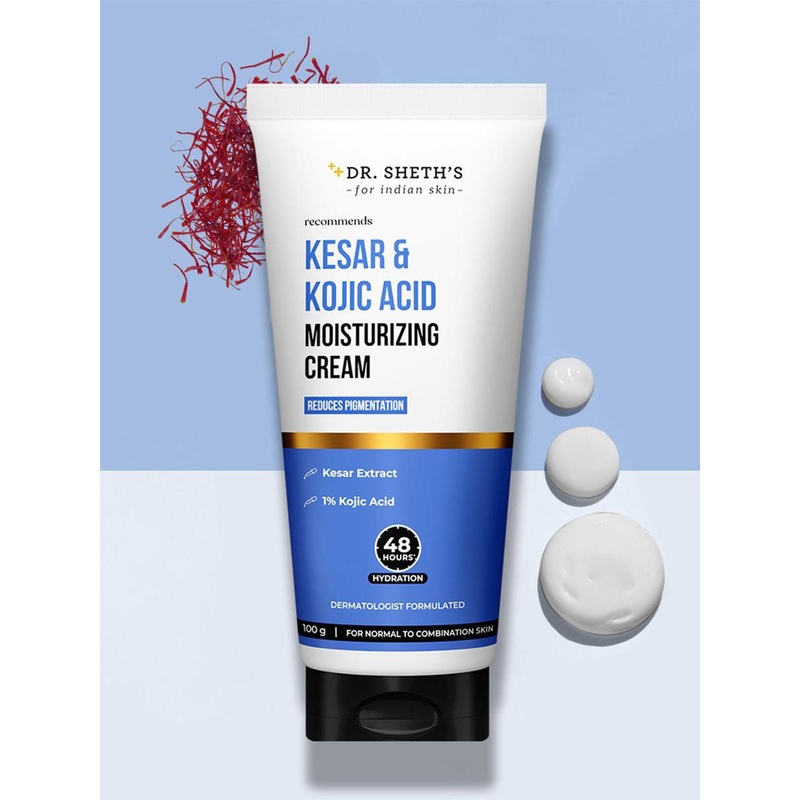 DR. SHETHS Kesar & Kojic Acid Moisturizing Cream- 100 g