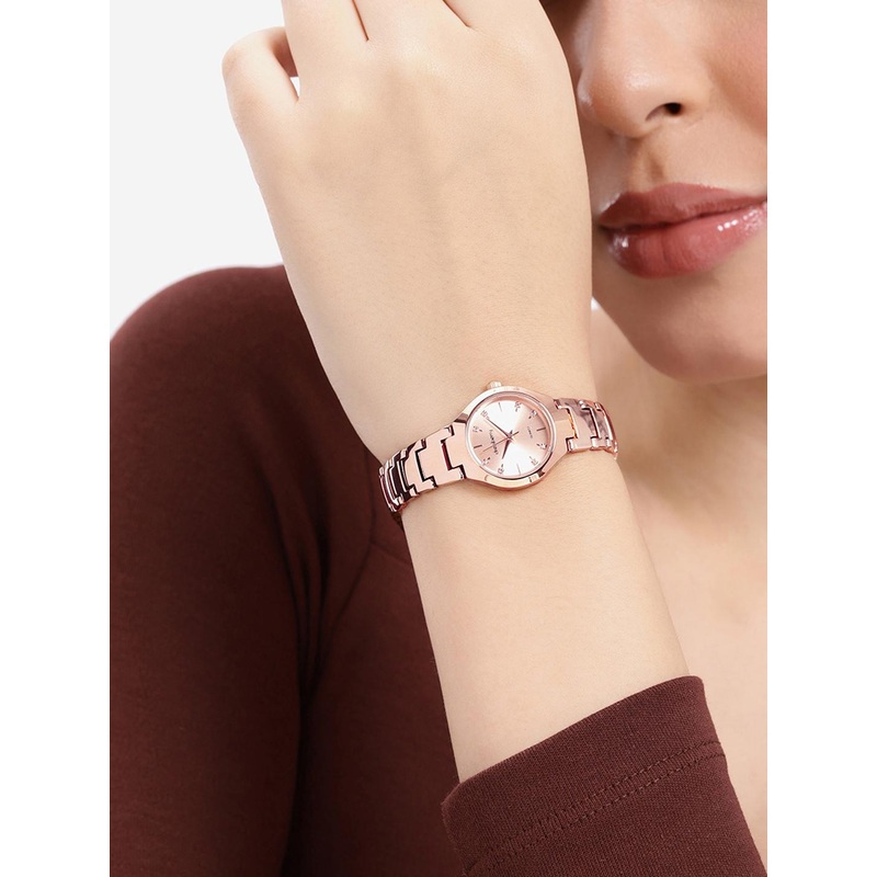 DressBerry Women Embellished Dial & Bracelet Style Straps Analogue Watch UT-A8638RG-DB