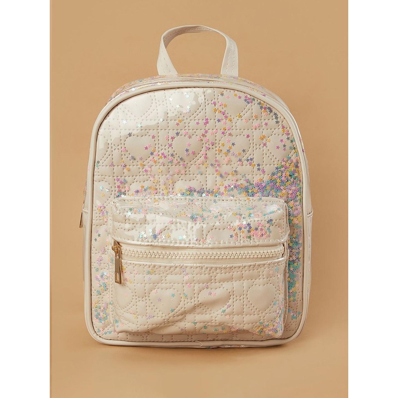 Ginger by Lifestyle Solid Embellished Backpack